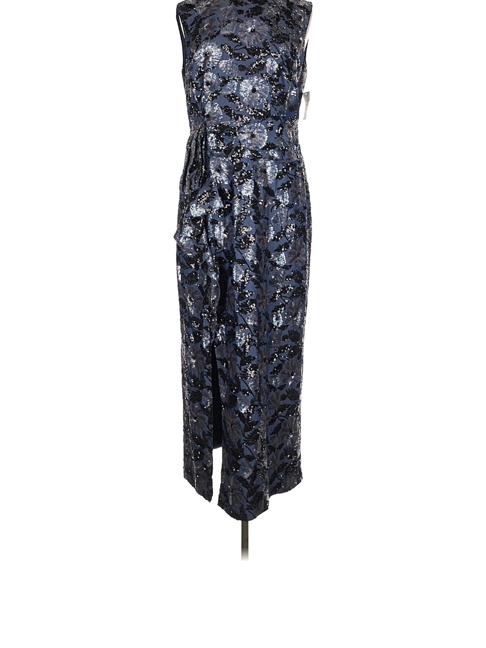Shoshanna Midnight Navy Beaded Evening Dress NWT